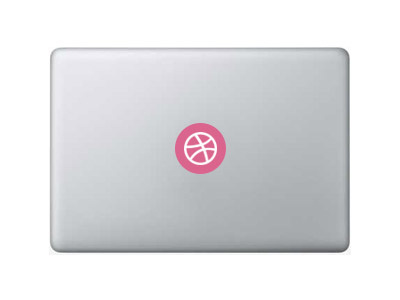 Macbook Decal for Dribbble decal dribbble macbook sticker