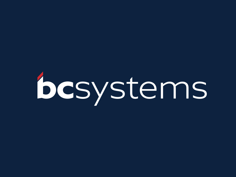Bcsystems Rebrand typography logo corporate logo branding logo design logo