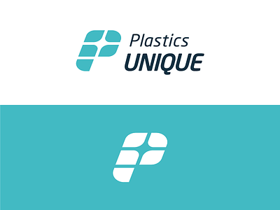 Plastics Unique branding design logo p rebrand unique