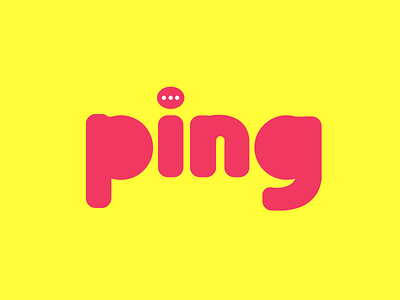 Ping - Thirty Logo Challenge #4 brand chat logo message ping thirty logos type