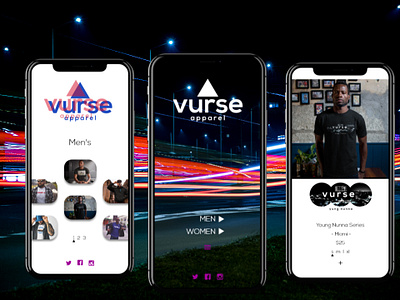 Vurse design ui