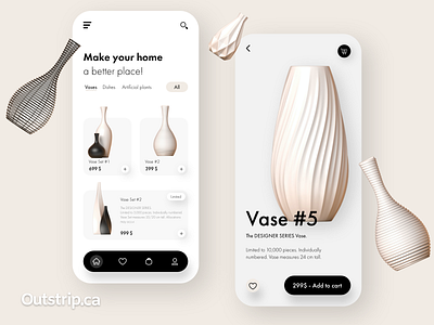 Online Store App - UX/UI-Web design-Graphic Design-Outstrip.ca