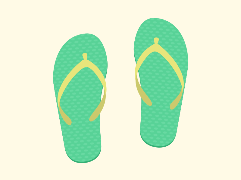 Flip flops by Francesco Scalambrino on Dribbble