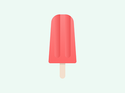 Popsicle fansicle ice cream popsicle summer vector