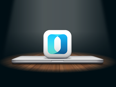 New Outbank for macOS app apple finance icon illustration light mac macbook outbank sketch spotlight wood
