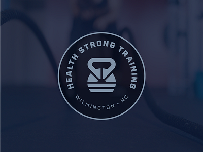 Health Strong Training Branding brand branddsign branding design fitness gym icon kettlebell logo logodesign logomark minimal personaltrainer vector