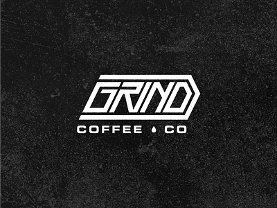 Grind Coffee Co brand branding design logo logodesign logomark logotype typography vector
