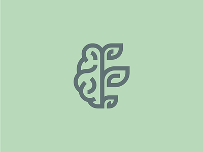 N2 Learners brain brand brand identity branding design growth icon icons illustration leaves logo logodesign logomark minimal plant vector