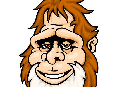 Friendly Bigfoot bigfoot cartoon friendly happy sasquatch vector yeti