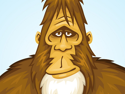 Kind Bigfoot bigfoot sasquatch vector