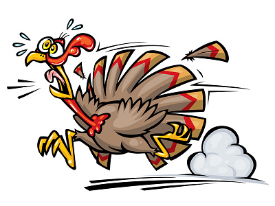 running turkey