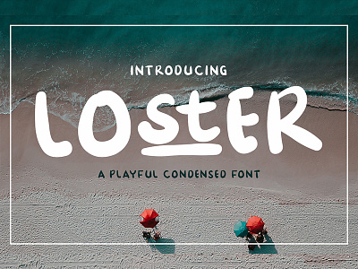 Loster bold font condensed font display font handlettering handmade handwritten handwritten font ligatures
