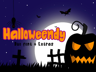 Halloweendy Duo Font