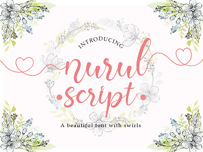 Nurul Script Font