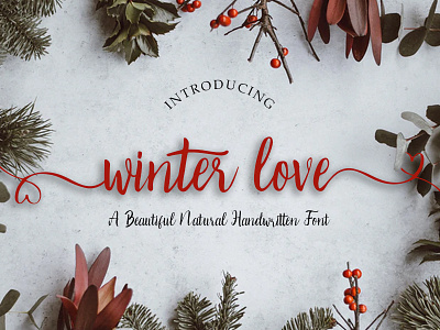 Winter Love Handwritten Font