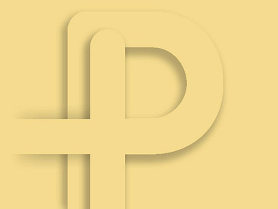 P - Poyo Studio's 36 Days of Type 3d design font graphic graphic art graphic design typography typography art vector