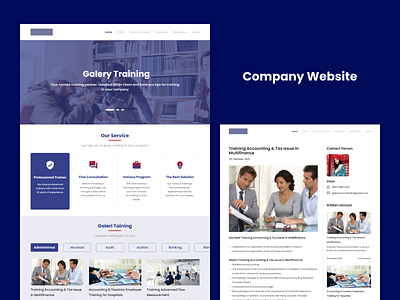 Gallery Training - Company Website for Professional Trainer