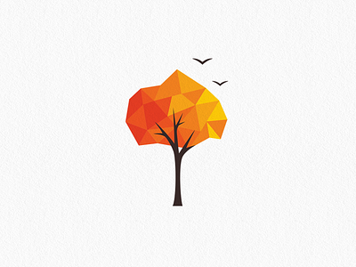 Geometric Tree branding branding and identity colorful design geometric illustration logo nature tree tree logo vector