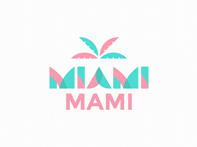 Miami Mami Logo branding branding and identity design illustration logo typography vector