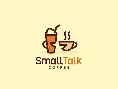 Smalltalk branding design flat icon illustration logo vector