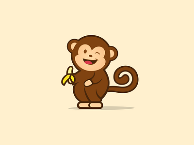 Monkey Logo animal design illustration logo mascot logo monkey vector