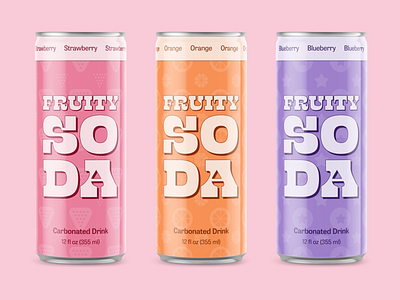 Fruity Soda branding design graphic design logo