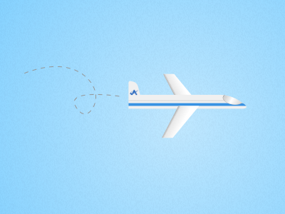 Loopy Airplane airplane plane vector