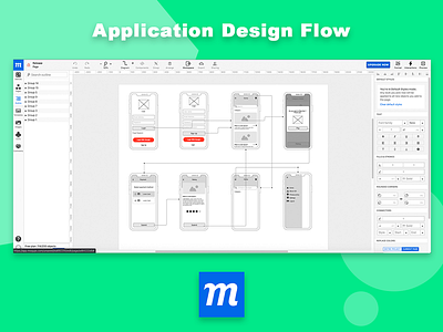 Social Rating Application Concept appdesign logodesign mockups ui uikit ux web