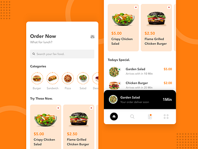 Food Online App UI