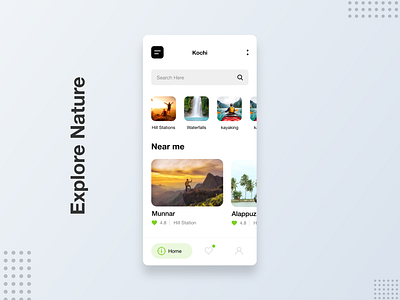 Exploration App android app chat bot dailyui dashboard dashboard design design dribbble explore illustration ios nature travel app ui ux ui deisgn ux website chat