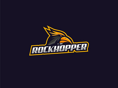 Rockhopper design design esports logo logo penguins rockhopper