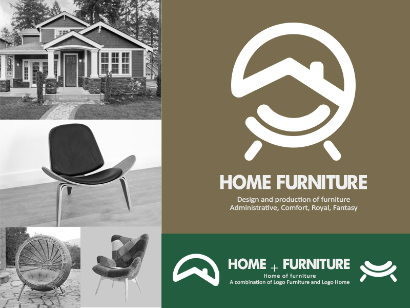 furniture logo home furniture by alireza on Dribbble