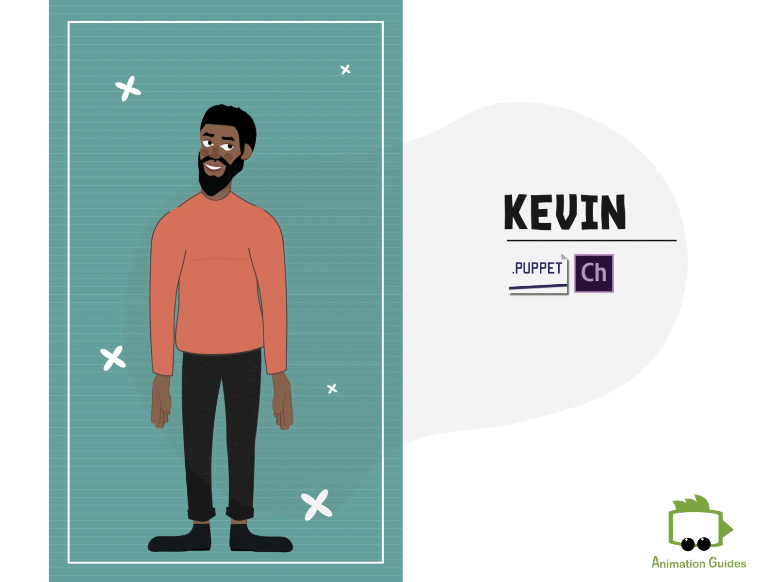 This is Kevin .ai african american animated animation character character animation character animator character art character design character illustration download flat illustration male male character man motion capture puppet puppets vector