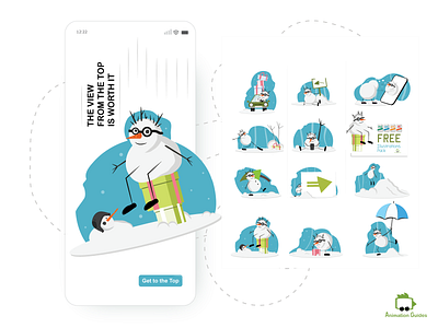 Just keep getting gifts [Free Snowman Illustrations Pack] download flat free free download freebie gifts illustration illustrations mobile mobile ui snowman ui uiux vector web ui winter