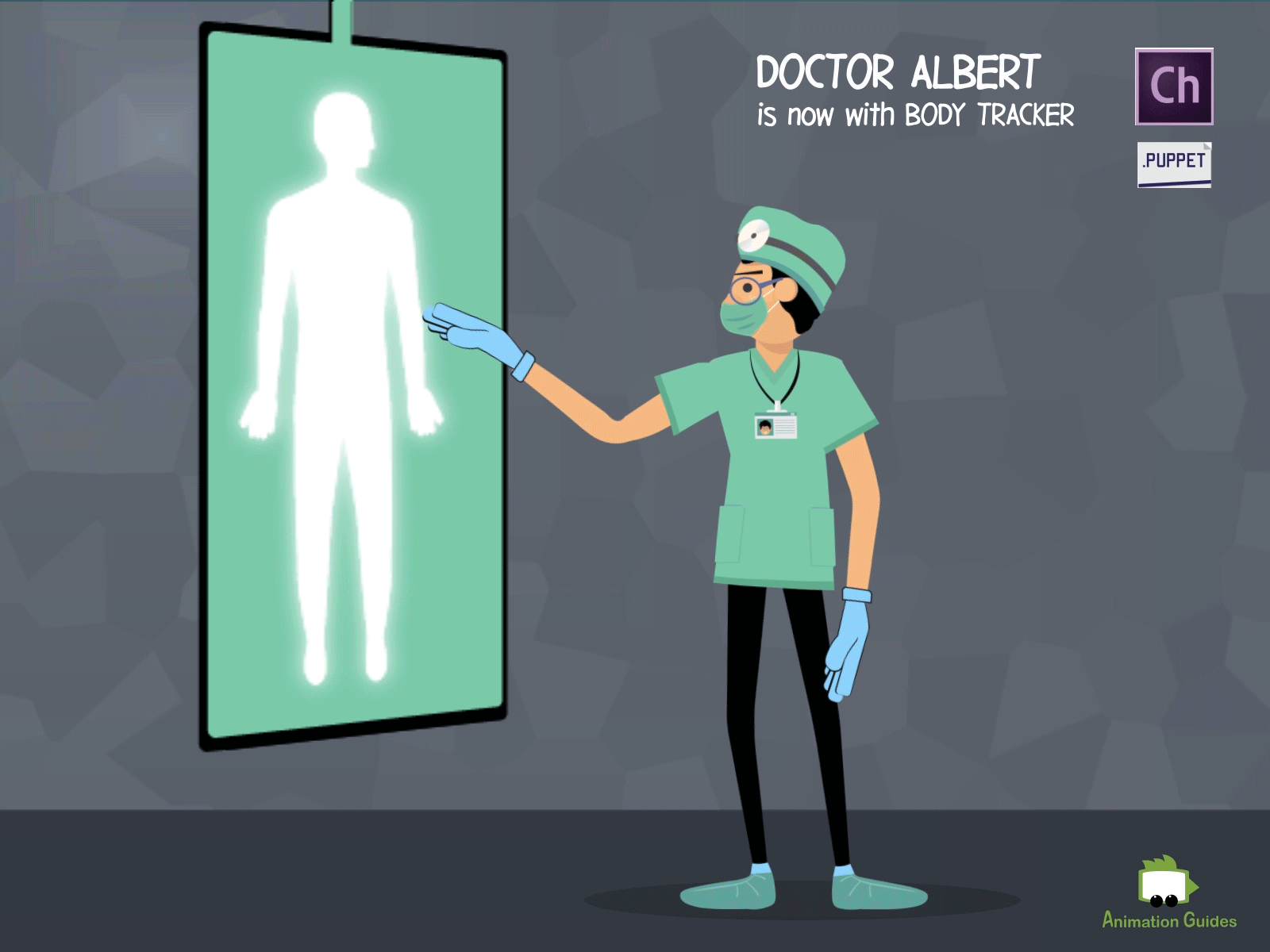 Healthcare Revolution adobe character animator animated animation character animator doctor download healthcare male medicine midecal puppet vector virtual reality vr