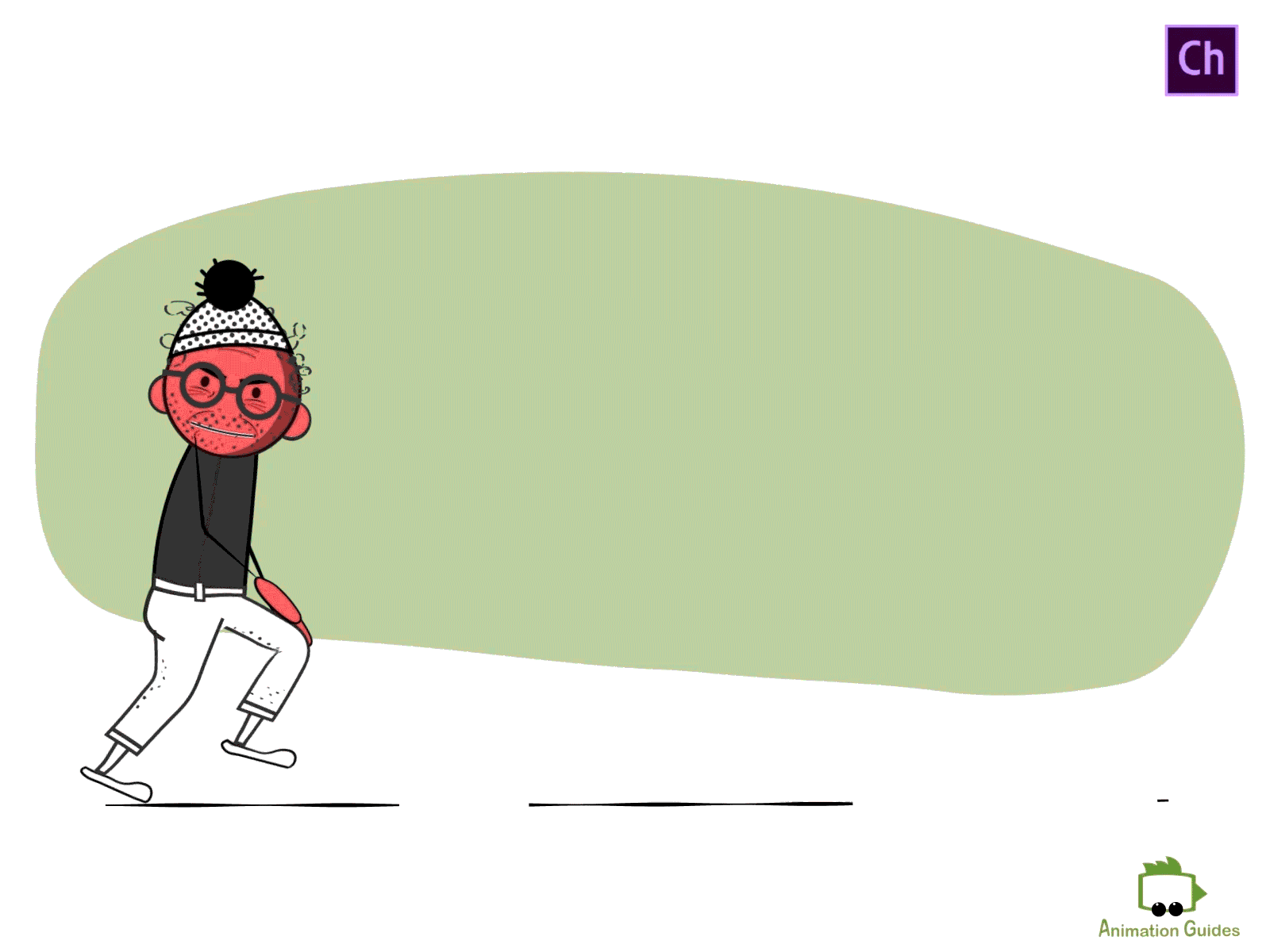 Meet Frank ✋ adobe character animator animated animation character character animator character design design download flat illustration old man stick figure vector walk walking