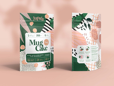 Lupaa Mug Cakes 3d branding illustration packaging packaging design