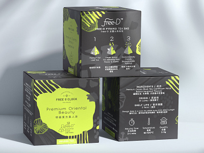 Free O'Clock tea packaging