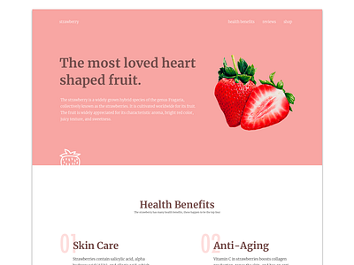 Strawberry Landing Page