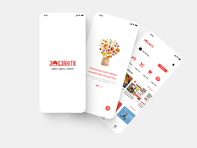 JogjaKita Redesign Mobile Application app food online gofood gojek mobile application ojek ride ridehealing ui