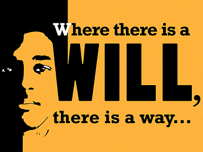 Will Smith Fan Art art fan font graphic design illustration poster quotation rockwell typography will smith