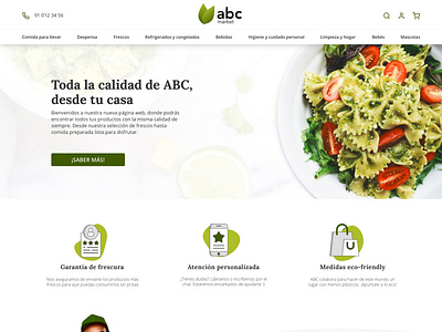 Supermercado design ecommerce grocery shop supermarket ui web