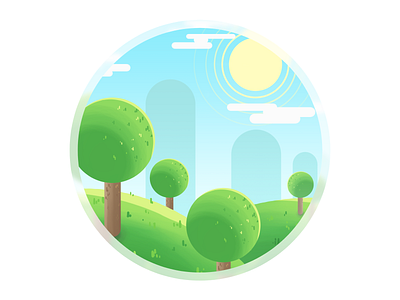 Simple Green Plain Game Background 2d background bright cartoon character cute design flat design game graphic design illustration simple