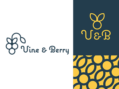 Vine&Berry Logo berry berryandvine branding clean dailylogochallenge design icon icon design illustrator lettering logo minimal type typography vine vine and berry vineandberry