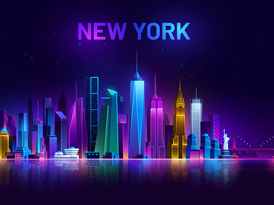 New York Cityscape Panorama