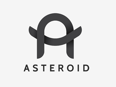 Asteroid concept logo