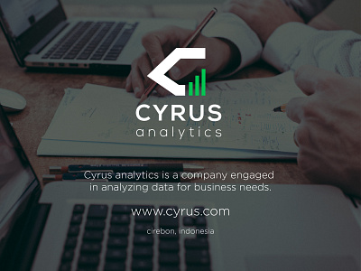 Cyrus Analytics branding clean design flat icon identity logo minimal type typography vector web website