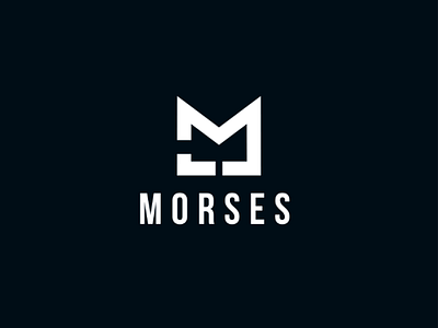 Morses logo branding clean design flat icon identity logo minimal type typograpgy vector