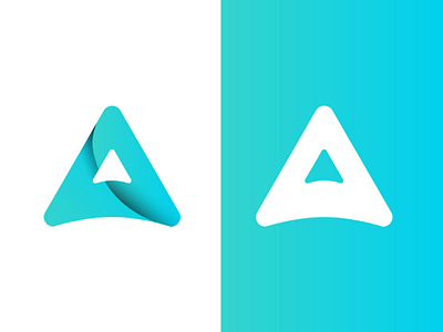 Axura logo branding design flat icon identity type vector