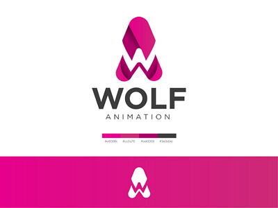 Wolf animation logo